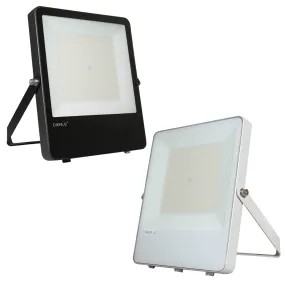 Blaze-Pro-200 LED Flood Light CCT 100/150/200w Flex and Plug Black and White