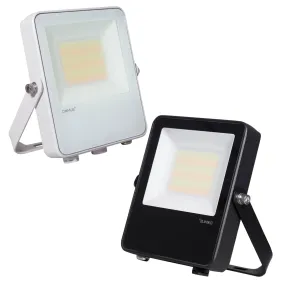 Blaze-Pro-50 LED Flood Light CCT 20/30/50w Flex and Plug Black and White