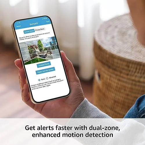 Blink Outdoor 4   Blink Mini 2 — Smart security cameras, two-way talk, HD live view, motion detection, set up in minutes, Works with Alexa — 3 camera system   Mini 2 (White)