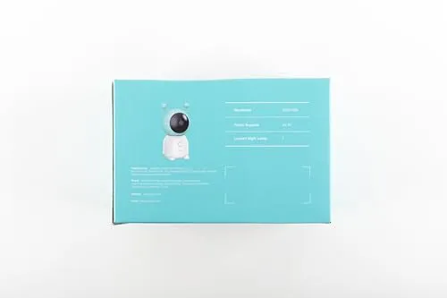BOIFUN Additional Baby Camera Specifically Compatible with Baby 6T Video Baby Monitor, 360° Camera with Night Light, Auto Tracking, AI Motion & Sound Detection, Two-Way Audio, with Wall Mount Base