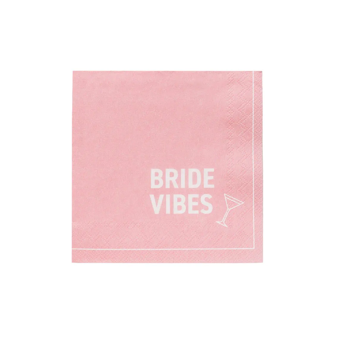 Bridal Pink Paper Cocktail Napkins