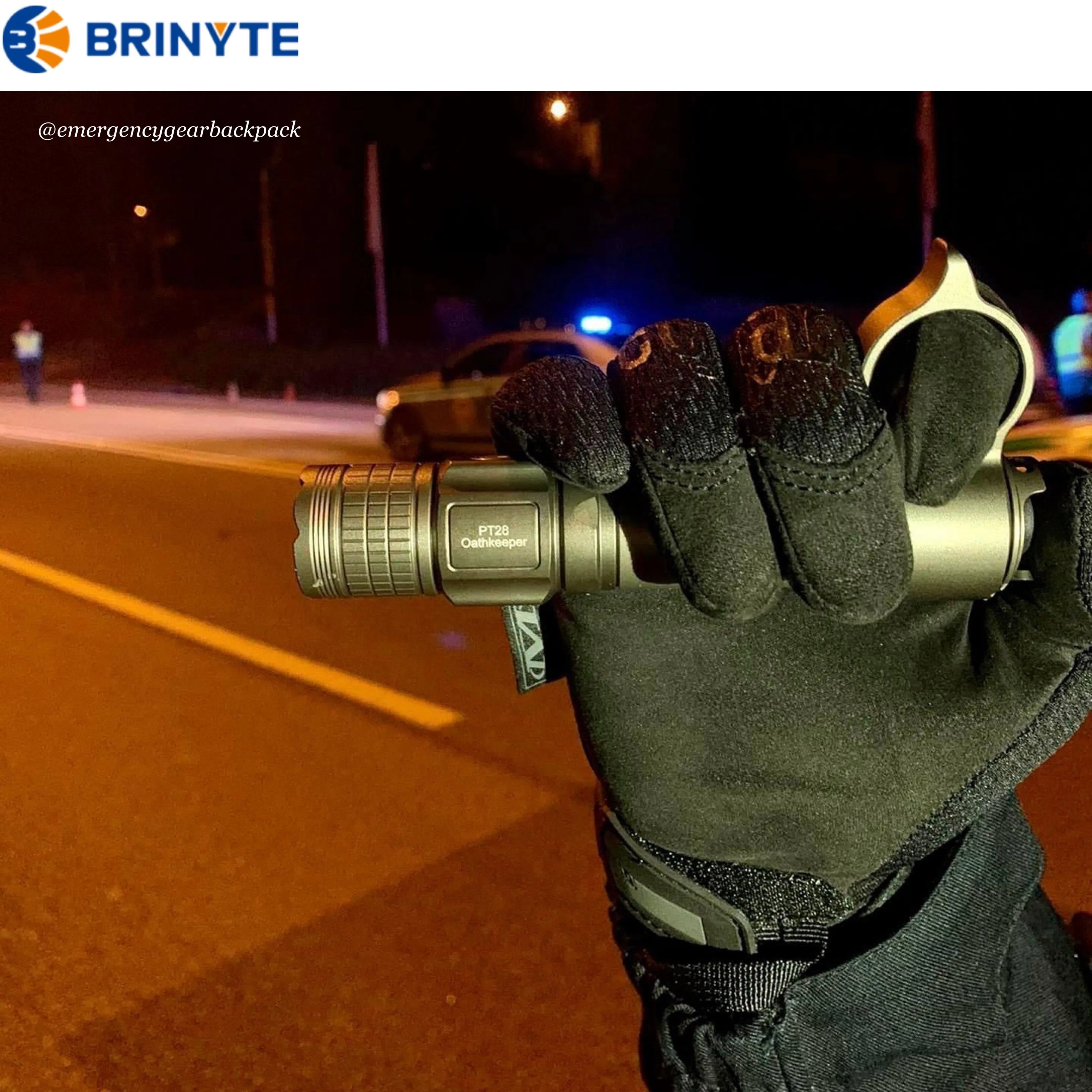 BRINYTE PT28 Oathkeeper 1600LMS 245M Tactical Flashlight