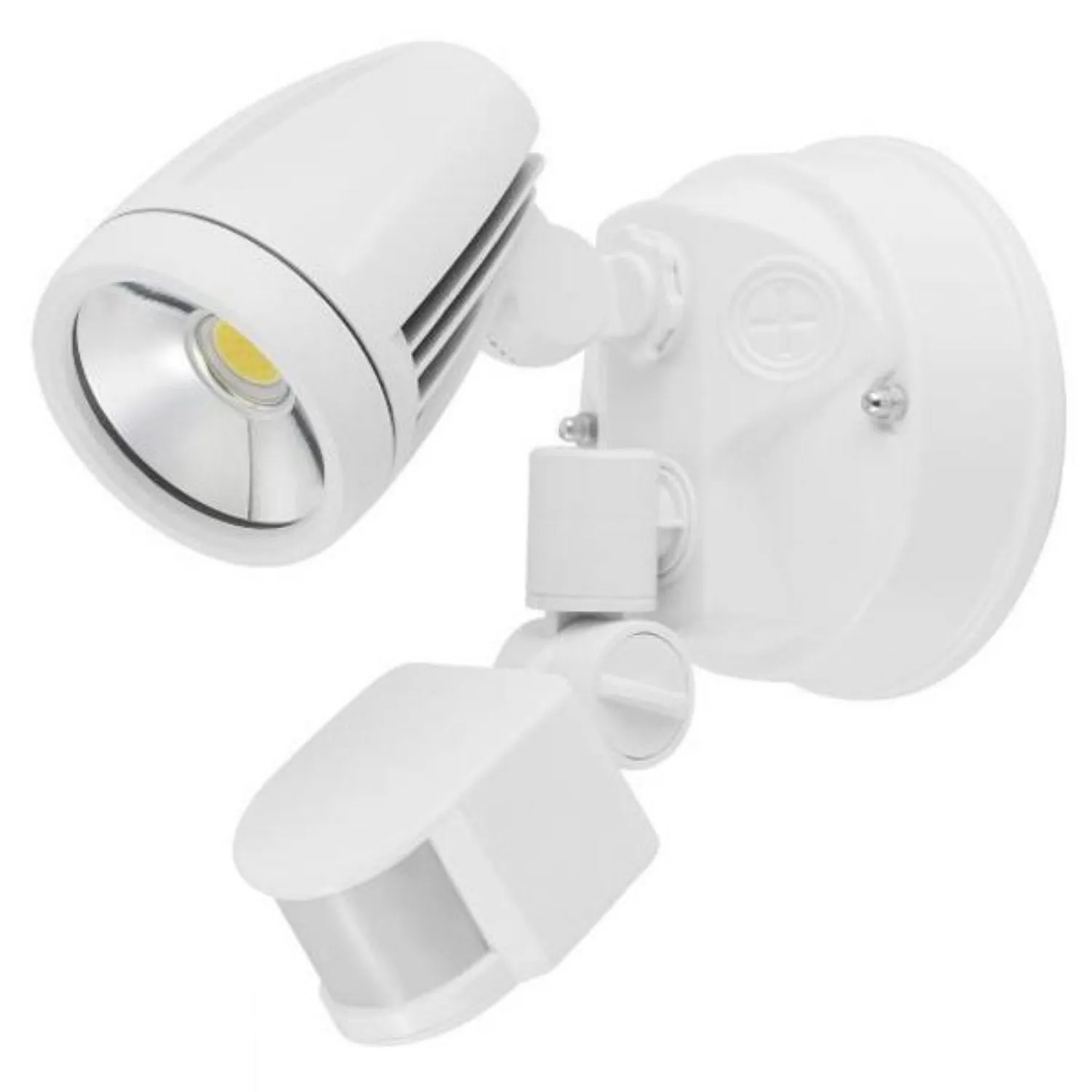 Chopper Outdoor LED Wall Light CCT 15w with Sensor in White or Black