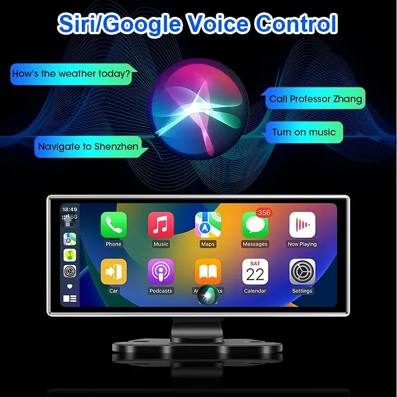 Color Name: Black, Sd Card Memory: 16g - 11.26" 4K Dash Cam Rear