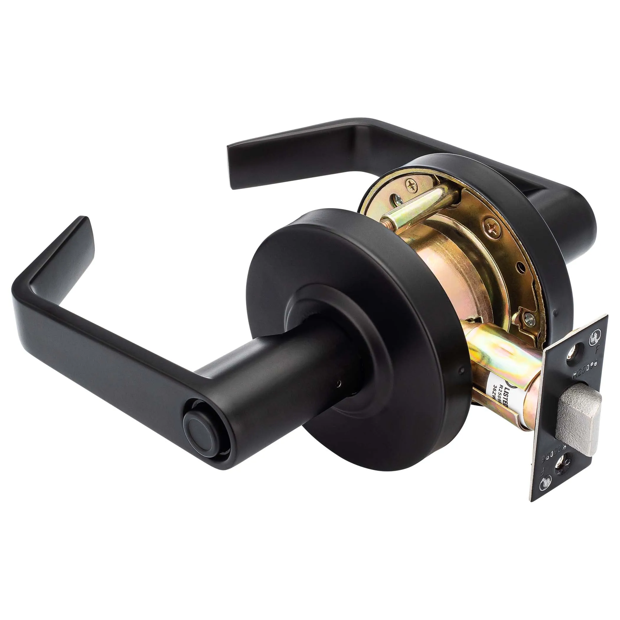 Commercial Door Lever Set Bed / Bath / Privacy Function, UL Fire Rated, ANSI 2, Vigilant Collection