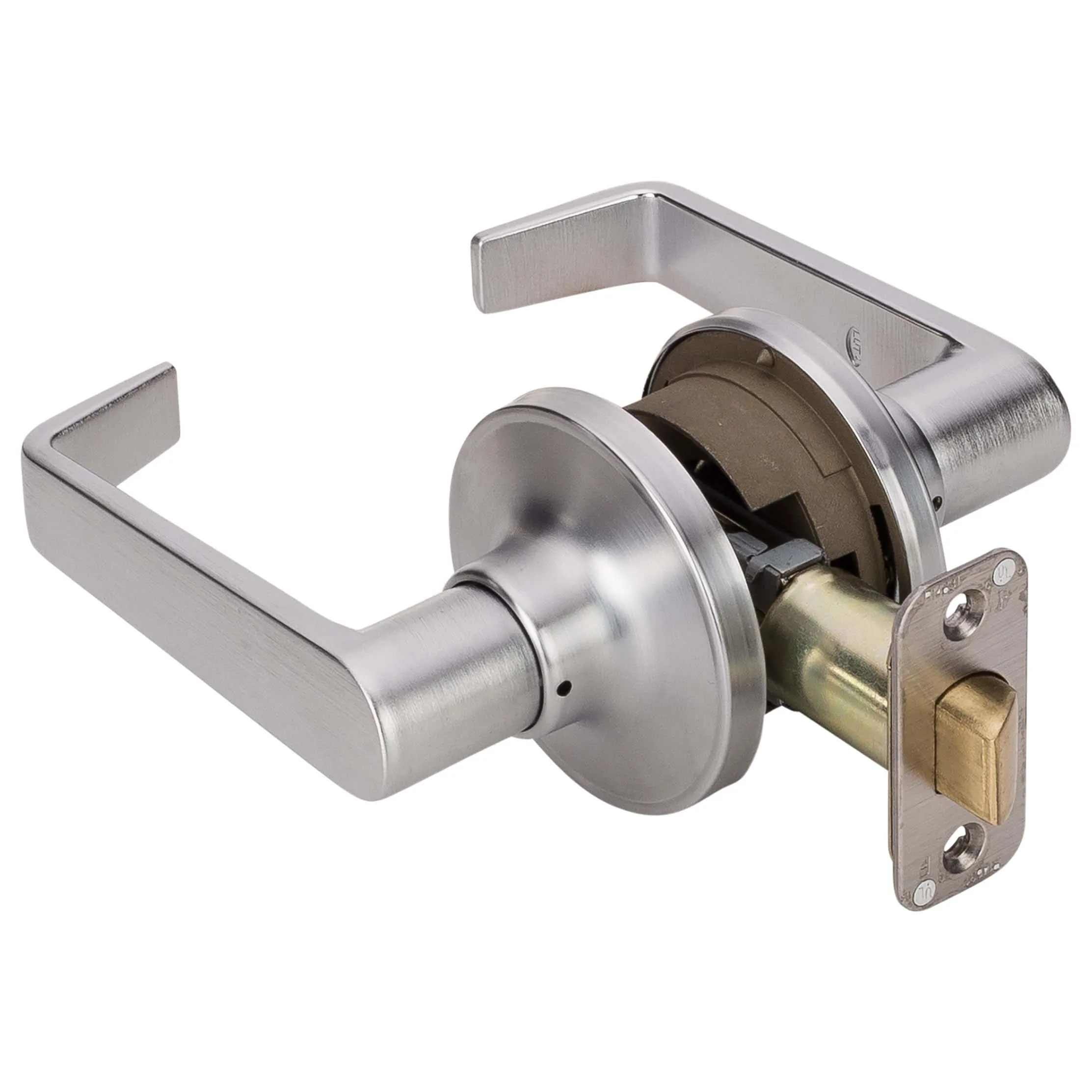 Commercial Door Lever Set Closet / Hall / Passage Function, UL Fire Rated, ANSI 2, Atlas Collection