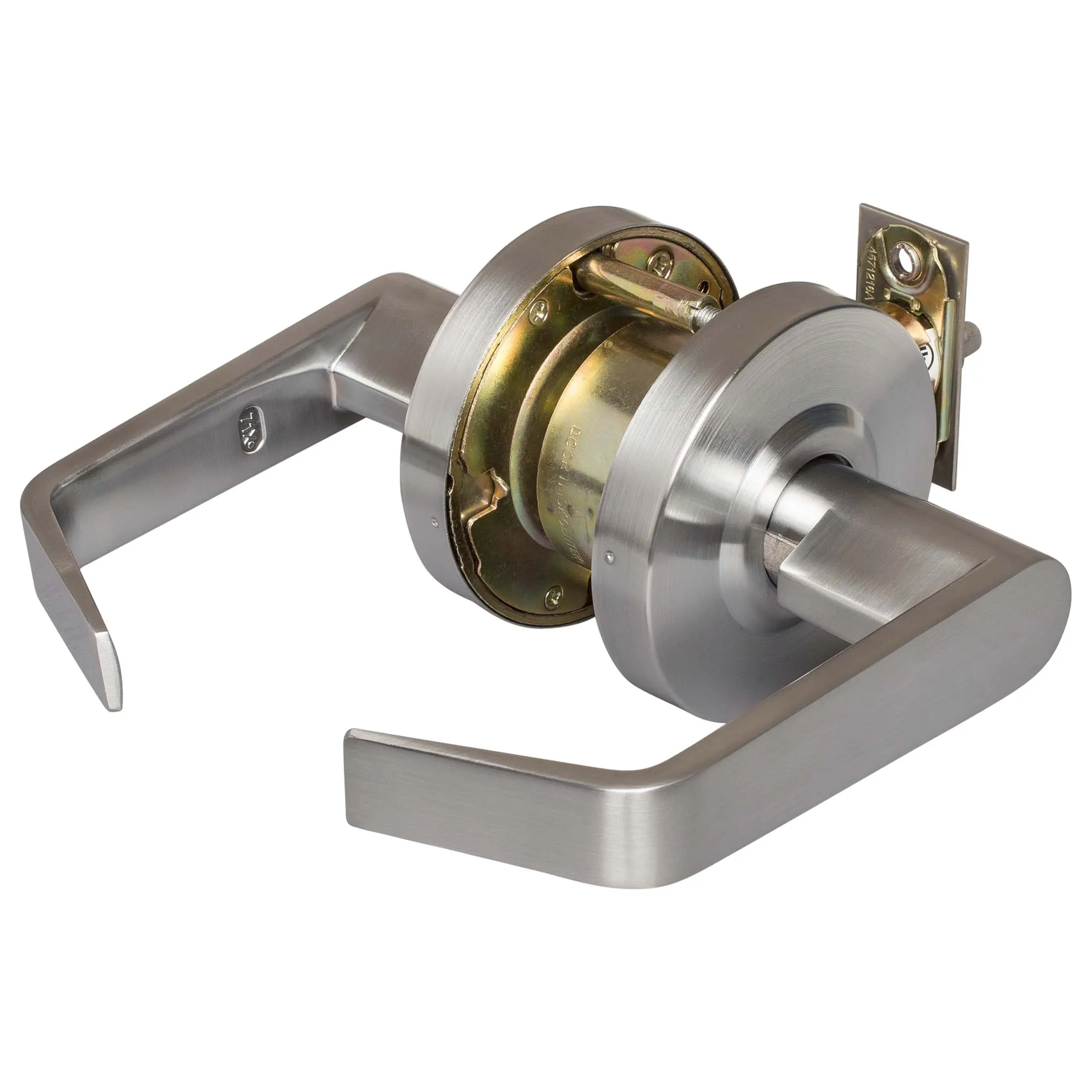 Commercial Door Lever Set Storeroom / Keyed Function, UL Fire Rated, ANSI 2, Vigilant Collection