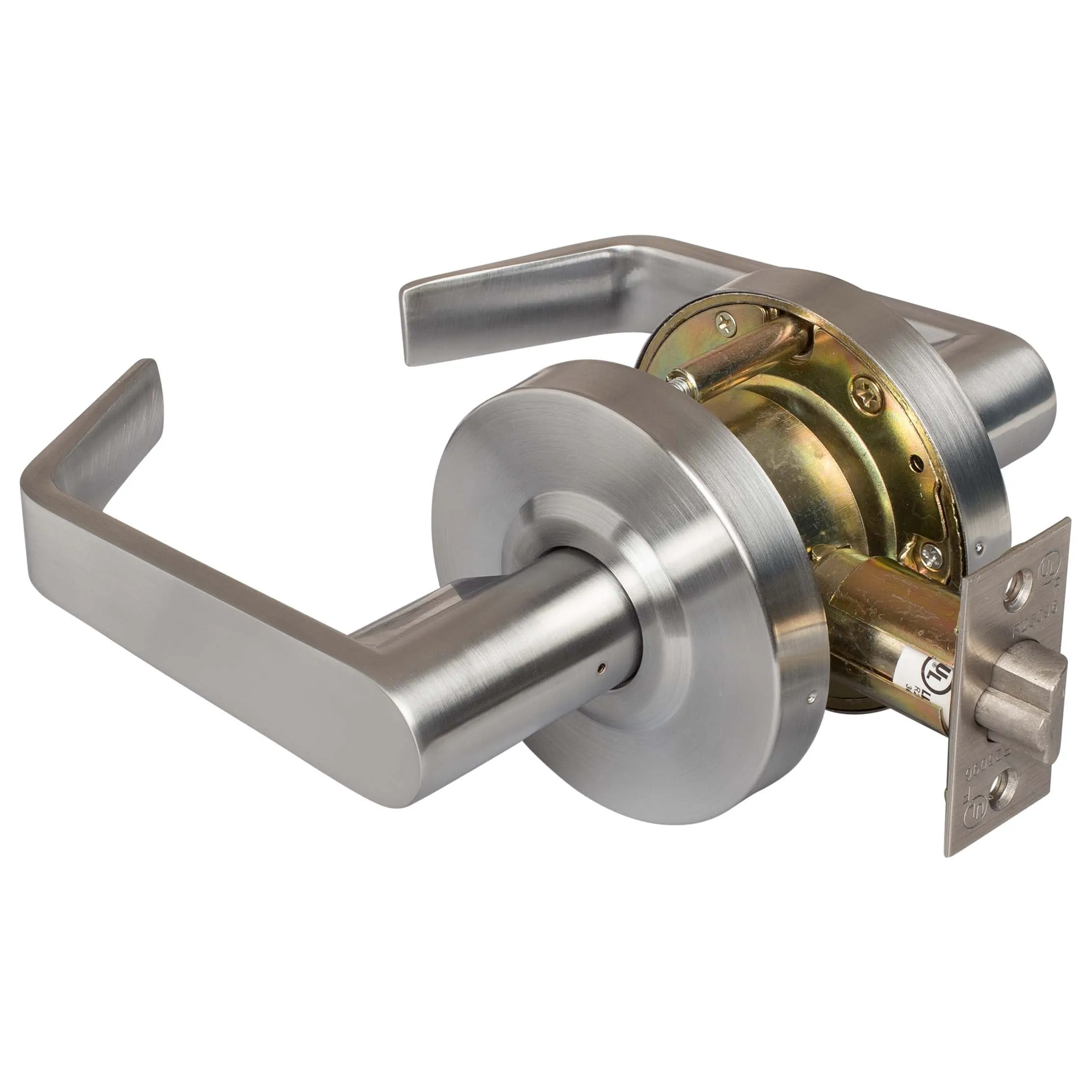 Commercial Door Lever Set Storeroom / Keyed Function, UL Fire Rated, ANSI 2, Vigilant Collection