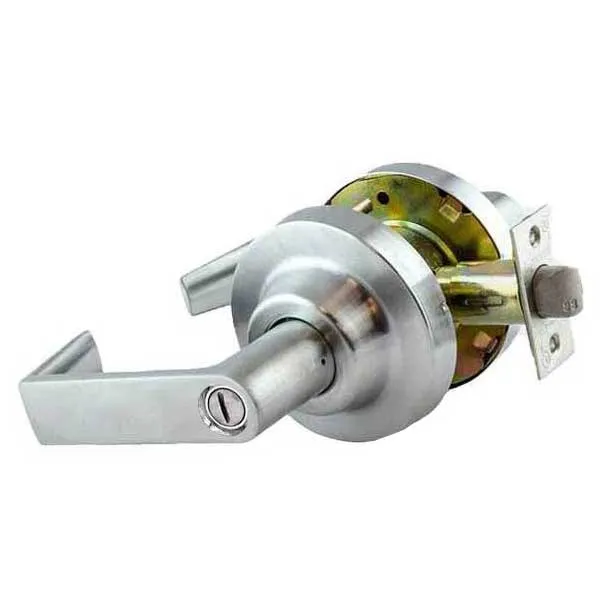 Commercial Lever Set Handle - 2-3/4” Standard Backset - Satin Chrome - Privacy - Grade 1