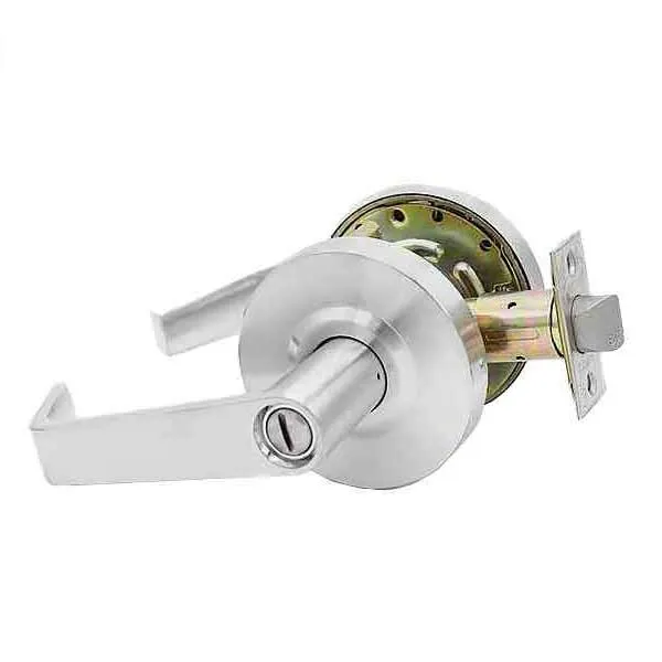 Commercial Lever Set Handle - 2-3/4” Standard Backset - Satin Chrome - Privacy - Grade 2