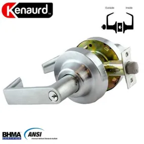 Commercial Lever Set Handle -  2-3/4” Standard Backset - Satin Chrome - Storeroom - Grade 1
