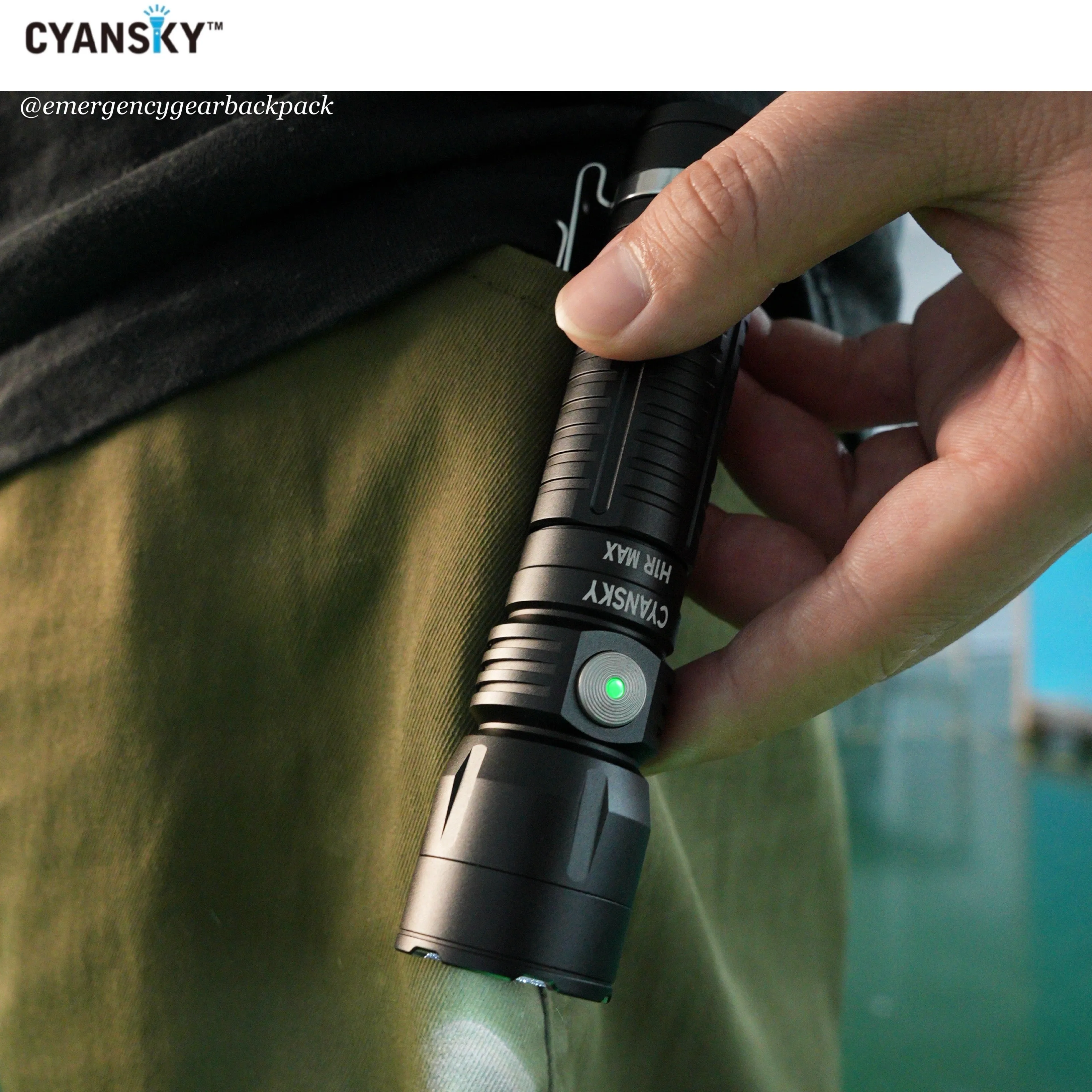 Cyansky H1R MAX Multifunctional Searchlight 1500 Lumens 460M