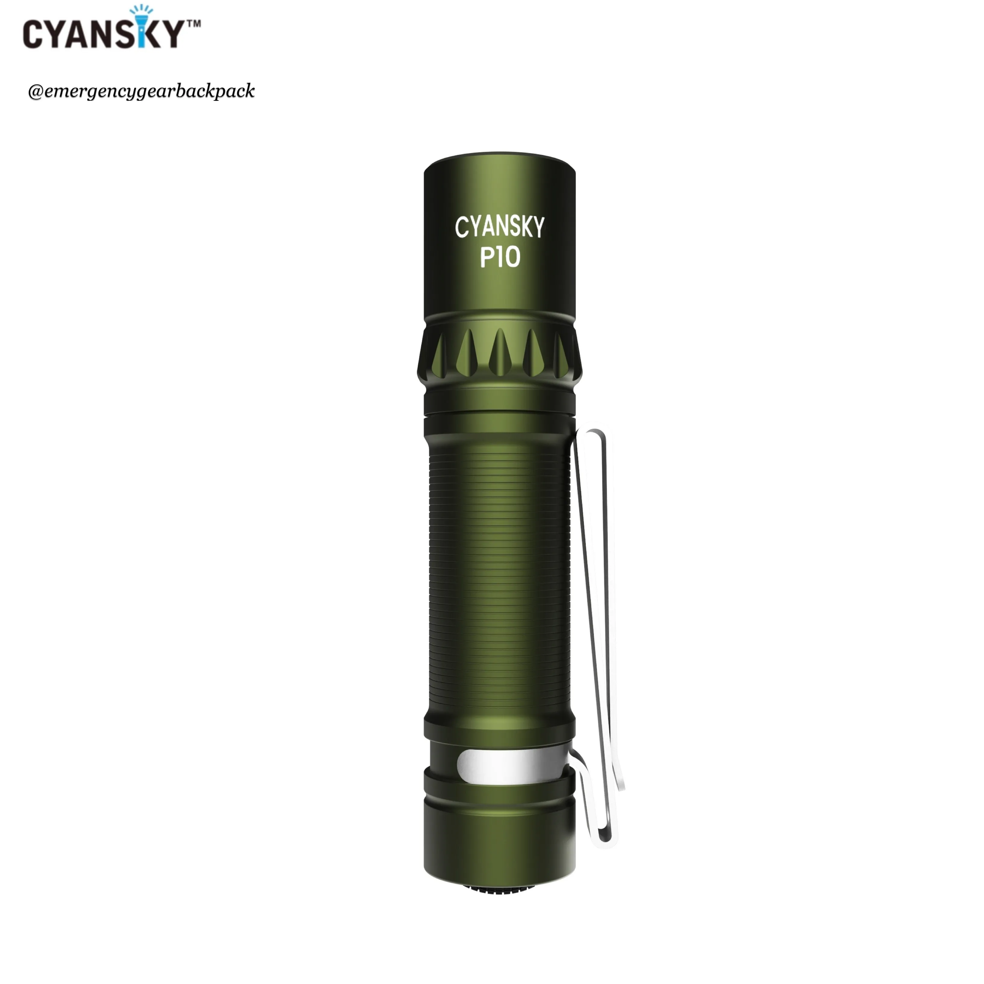 Cyansky P10 Portable AA EDC Flashlight
