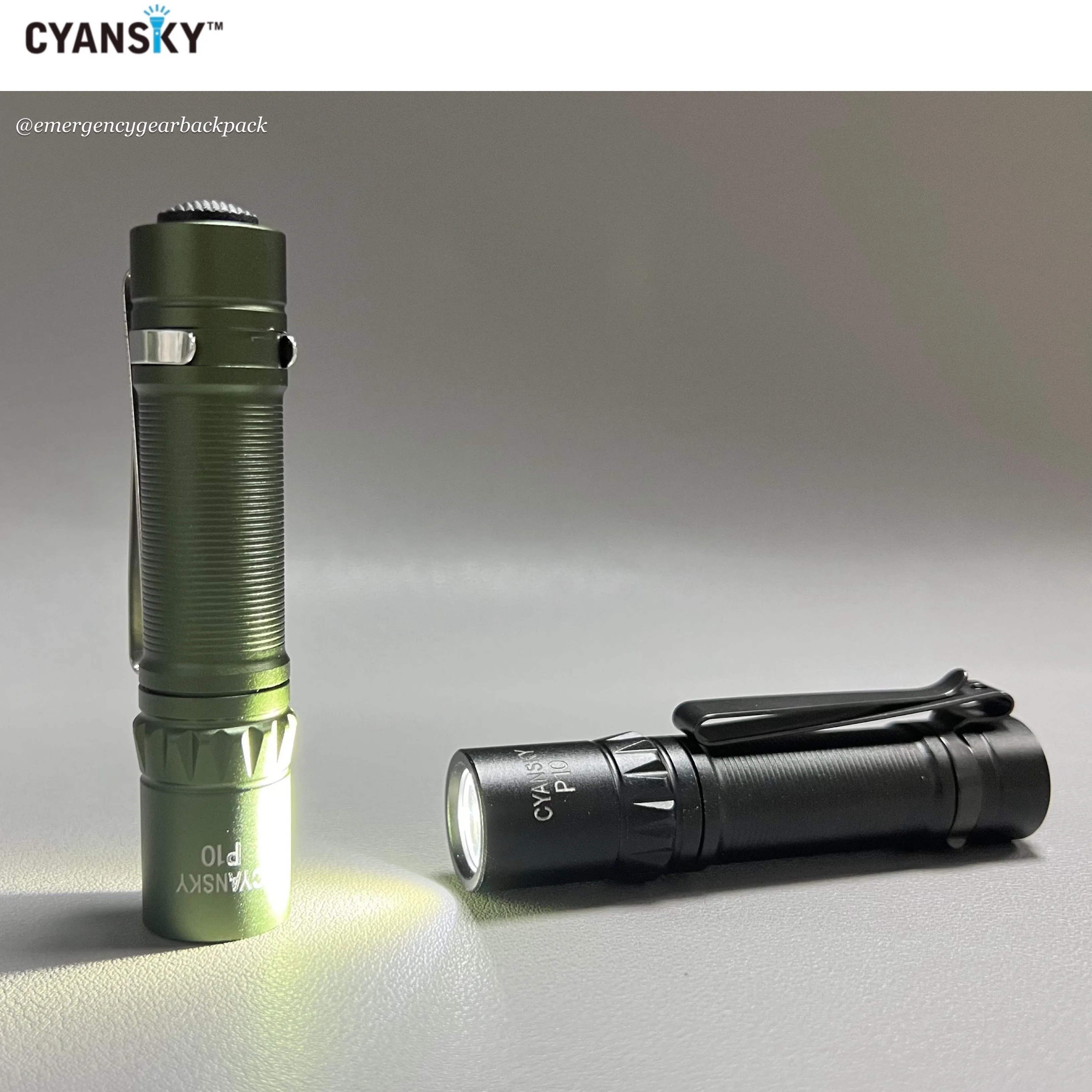 Cyansky P10 Portable AA EDC Flashlight
