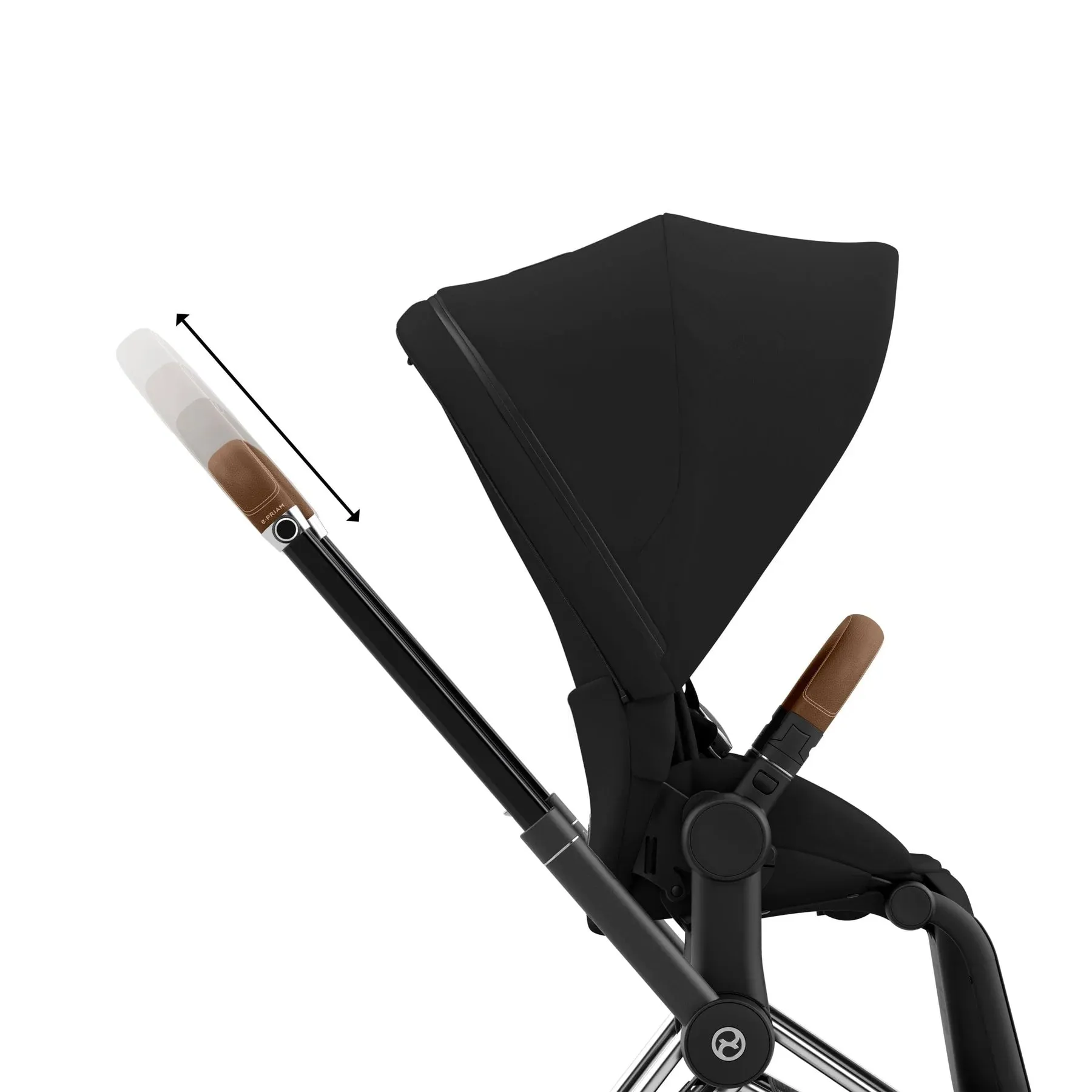 Cybex E-Priam2 Electric Stroller - Matte Black/ Black