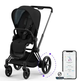 Cybex E-Priam2 Electric Stroller - Matte Black/ Black