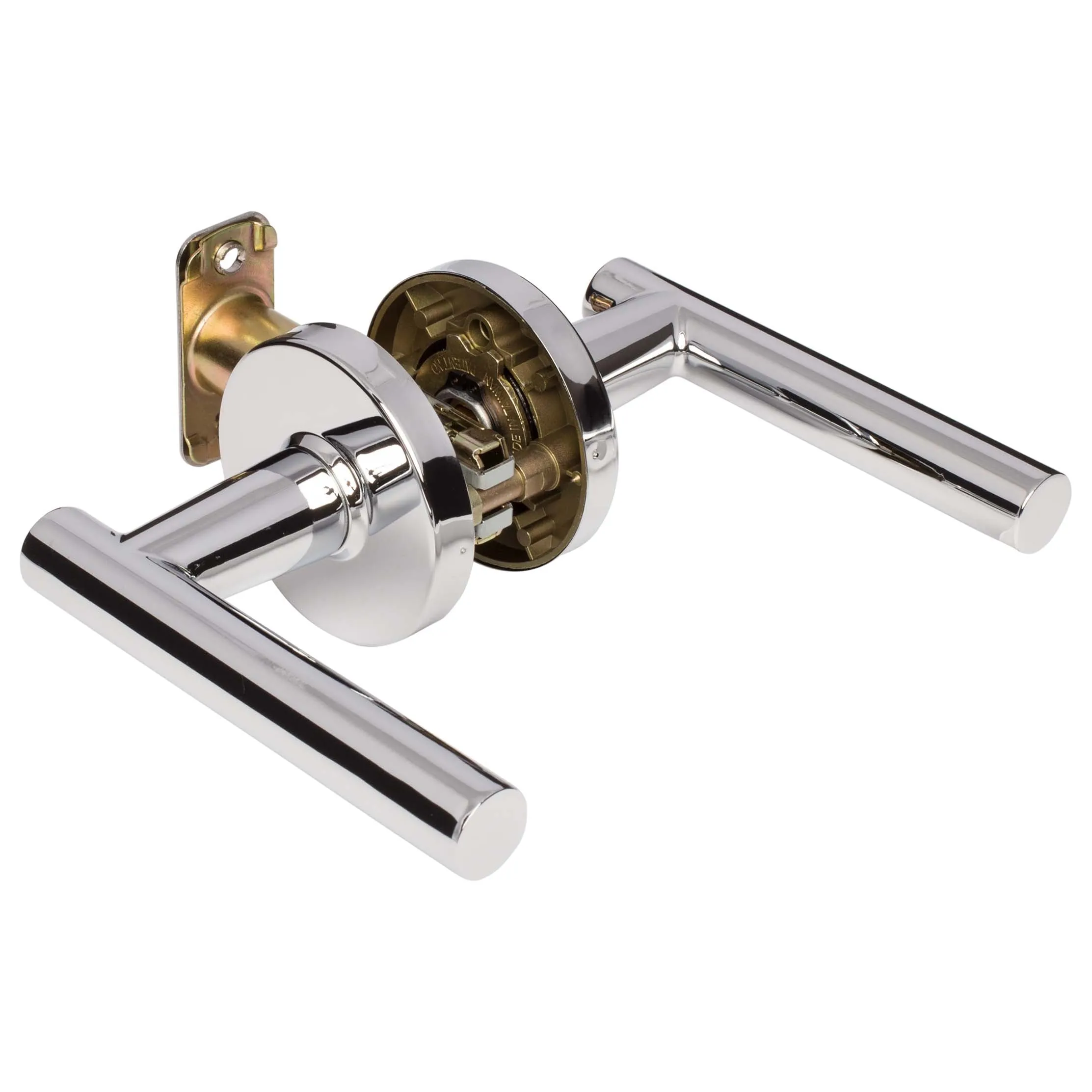 Door Lever Set Closet / Hall / Passage Function Contemporary Style Riley Collection