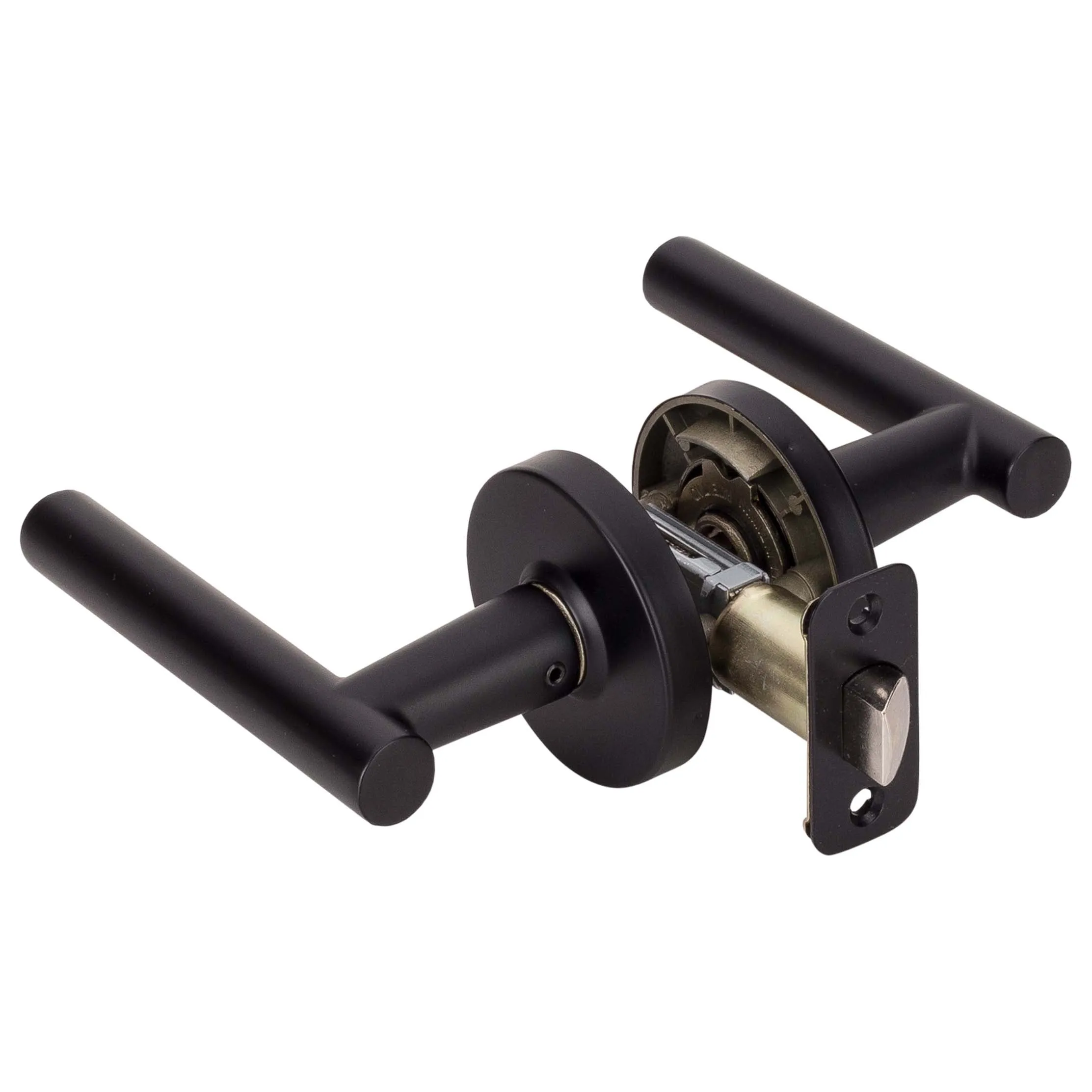 Door Lever Set Closet / Hall / Passage Function Contemporary Style Riley Collection