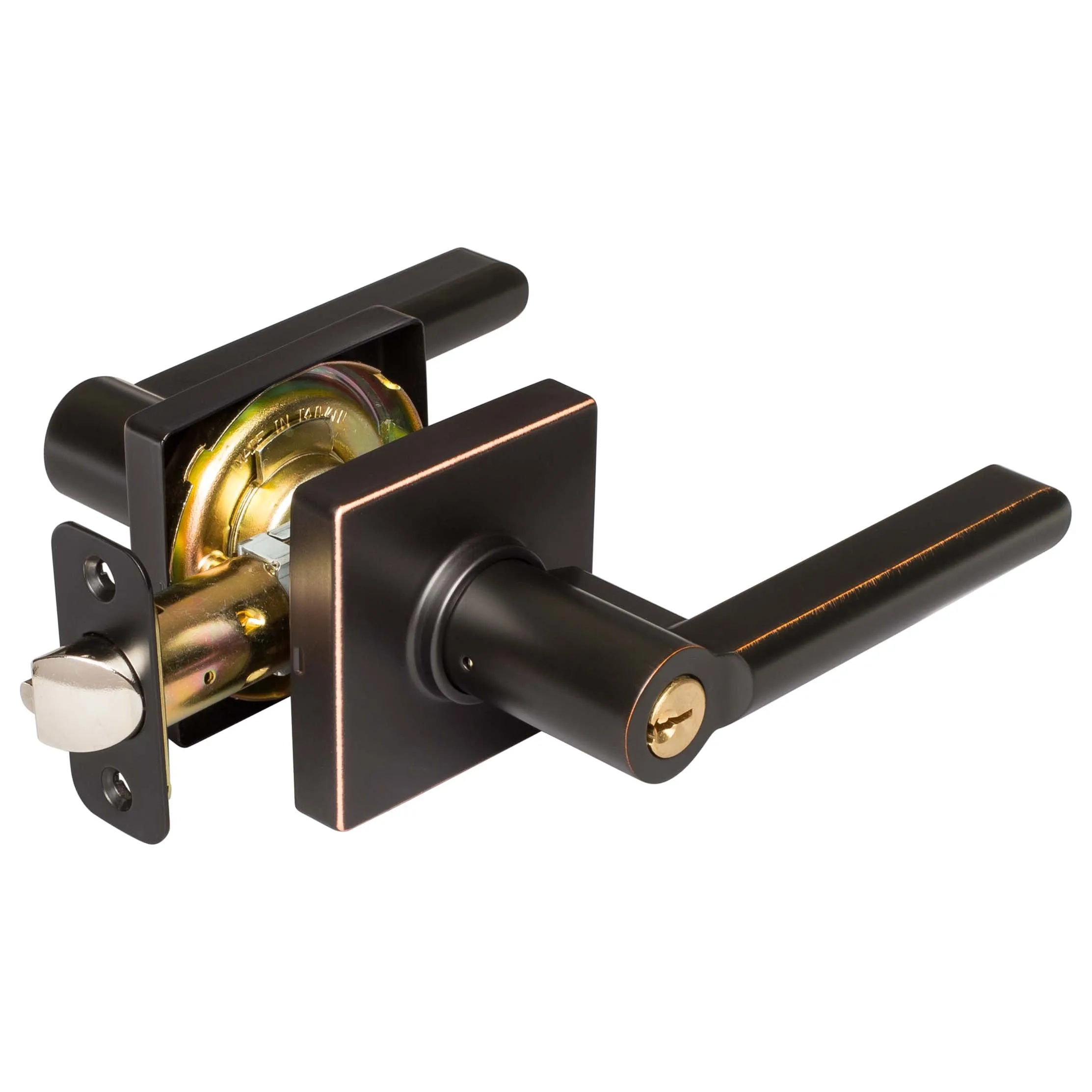 Door Lever Set Keyed / Entry Function Contemporary Style Harper Collection