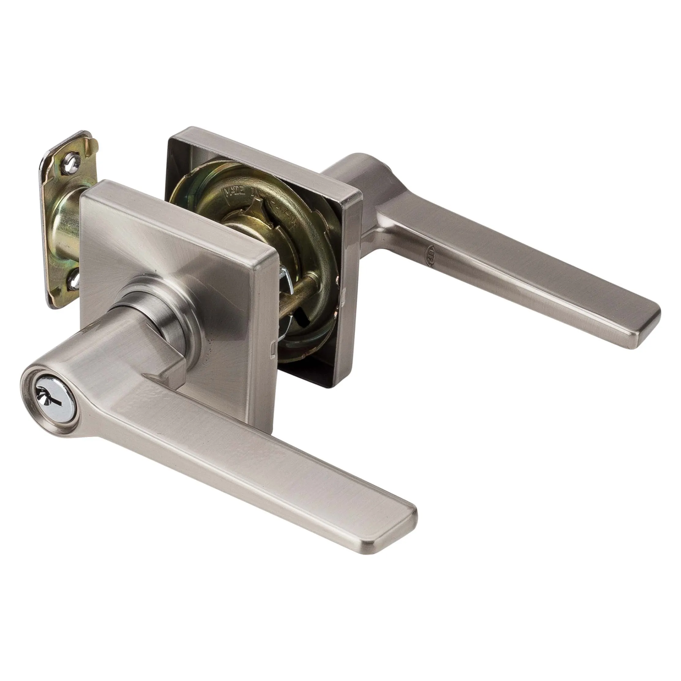 Door Lever Set Keyed / Entry Function Contemporary Style Palm Collection