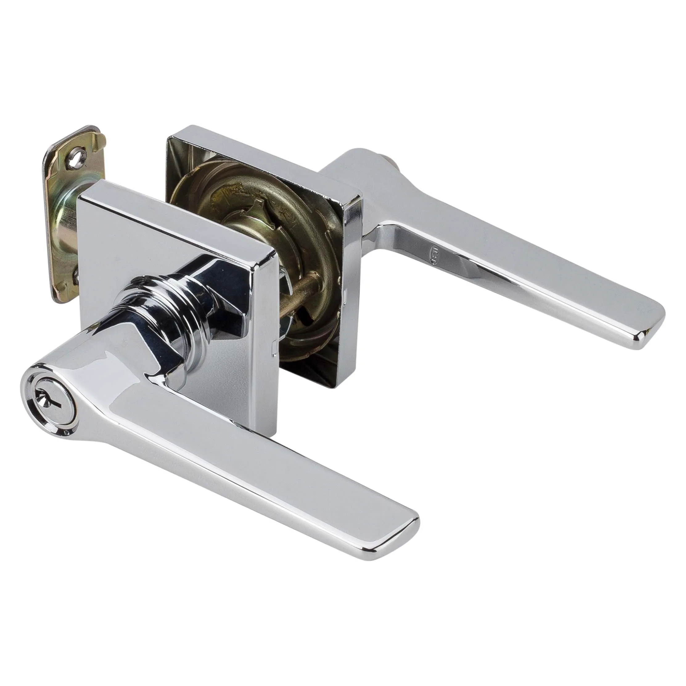 Door Lever Set Keyed / Entry Function Contemporary Style Palm Collection