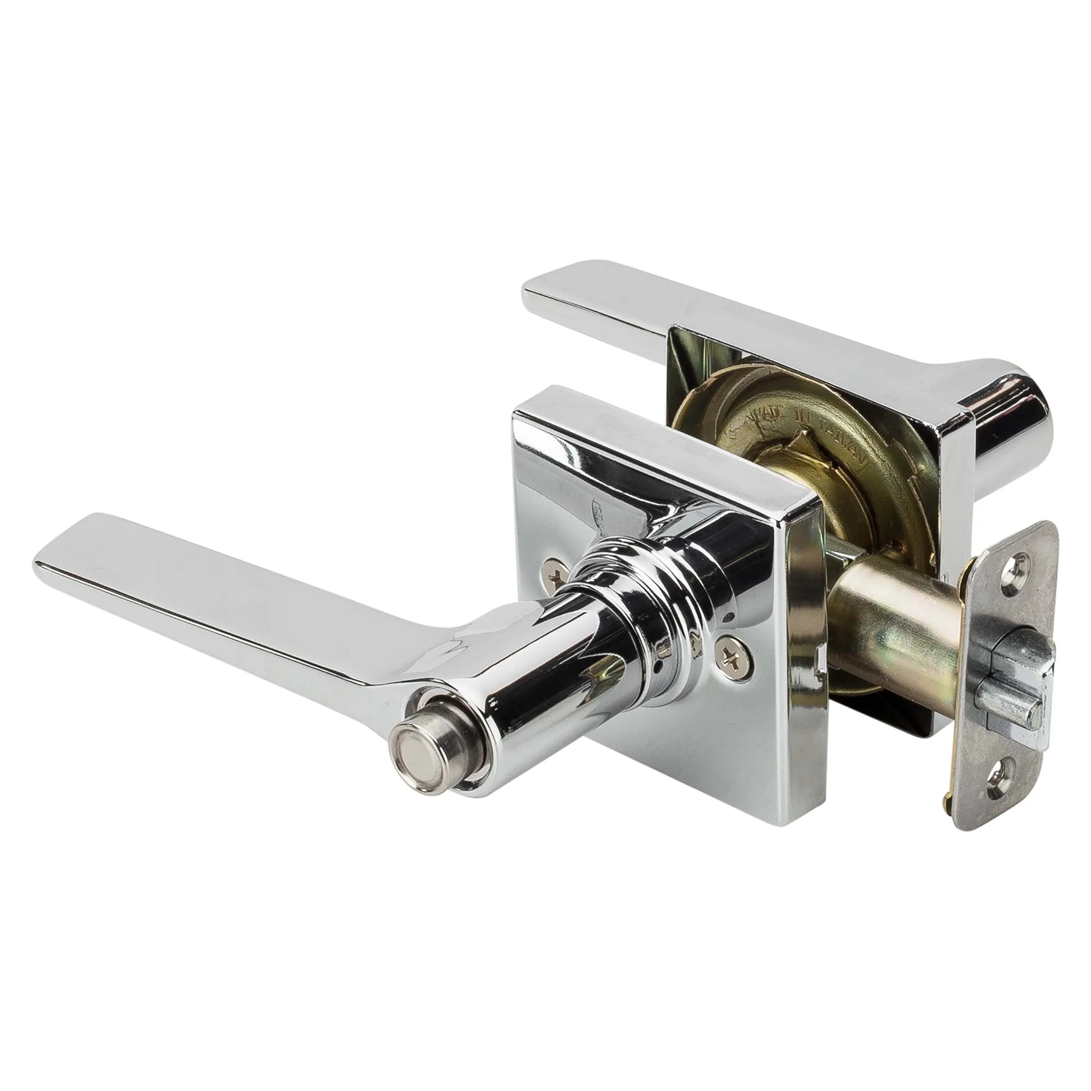 Door Lever Set Keyed / Entry Function Contemporary Style Palm Collection