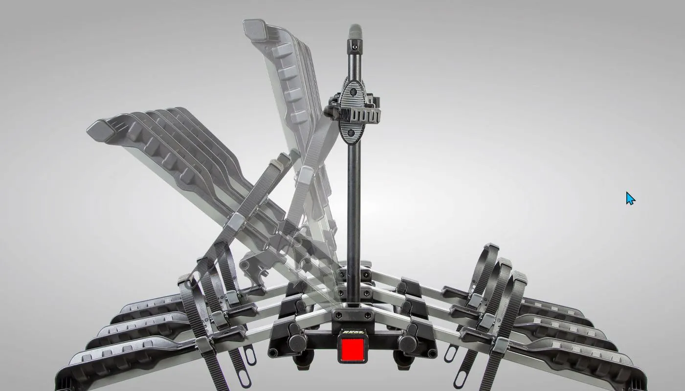 Eazzy H3 (Hitch) 3 Bike Platform Rack