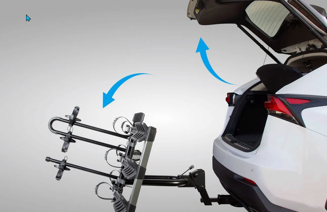 Eazzy H3 (Hitch) 3 Bike Platform Rack