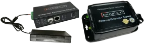 Enable-IT 1-Port 600Mbps Outdoor Coax Gigabit PoE Extender Kit