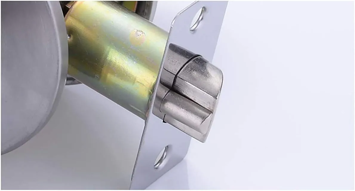 Entrance Door Handles Set Passage Entry Door Lock Knobs Privacy Locks   3 Keys - Silver