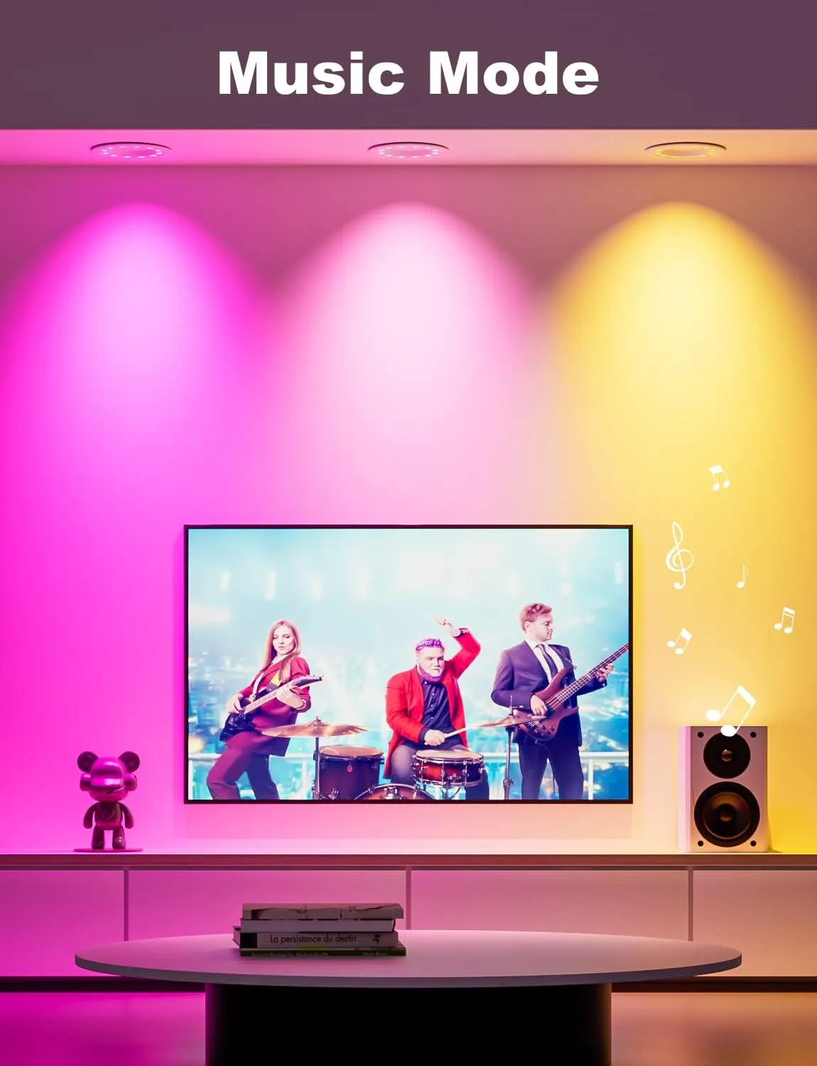 Explore Versatile 4-Pack 6 Inch Smart Recessed Lighting with RGBWW and Multi-Control