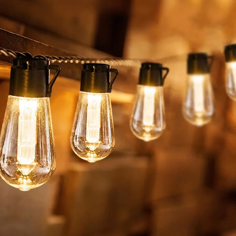 Fairy String Lights: Christmas Garland Bulbs for Gazebo and Garden Decorations