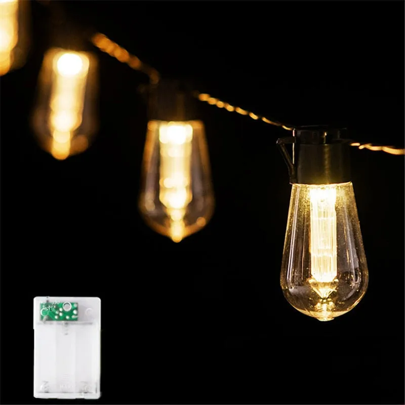 Fairy String Lights: Christmas Garland Bulbs for Gazebo and Garden Decorations