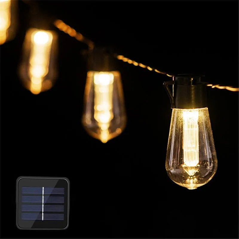 Fairy String Lights: Christmas Garland Bulbs for Gazebo and Garden Decorations