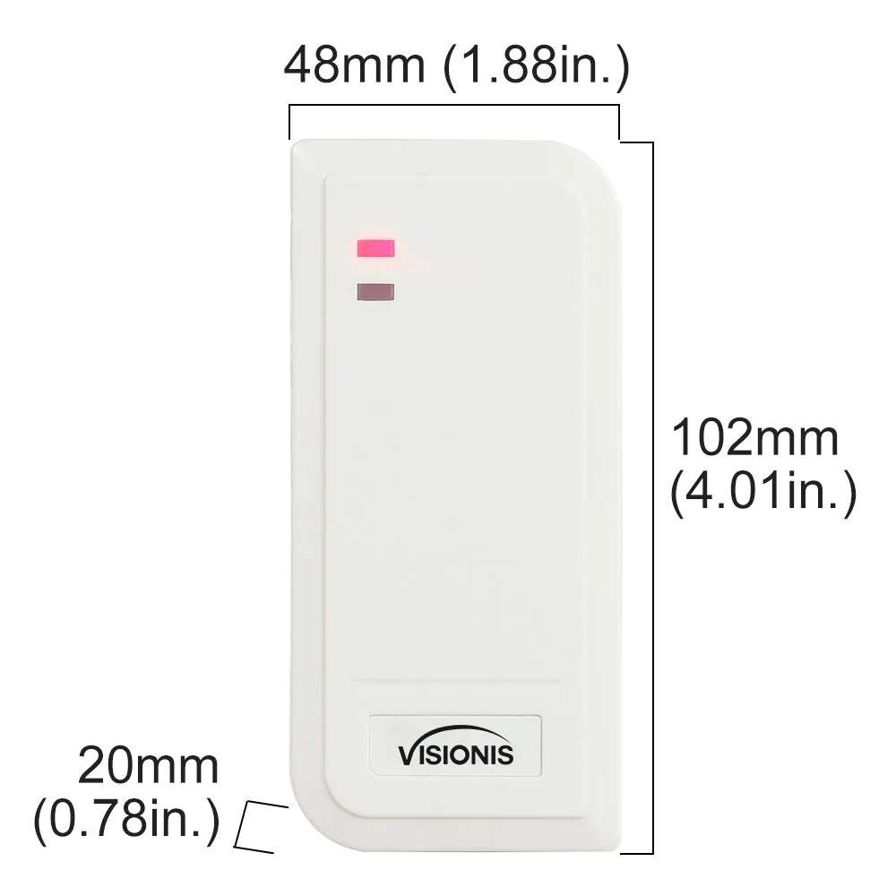 FPC-6533 Two Doors Access Control Electric Strike Fail Safe Fail Secure Adjustable TCP/IP RS485 Wiegand Controller Box   Waterproof Card Reader, Software   20000 User Wireless Receiver Kit