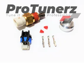 GM Open Element IAT Sensor with Connector   Aluminum Bung
