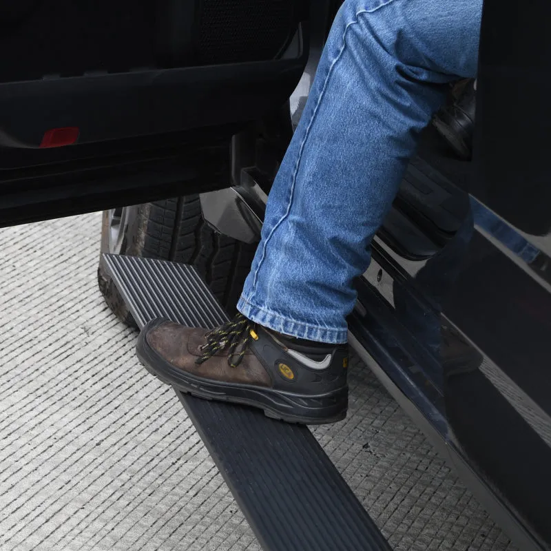 Go Rhino 22-23 Toyota Tundra Double Cab 4dr E-BOARD E1 Electric Running Board Kit - Tex. Blk