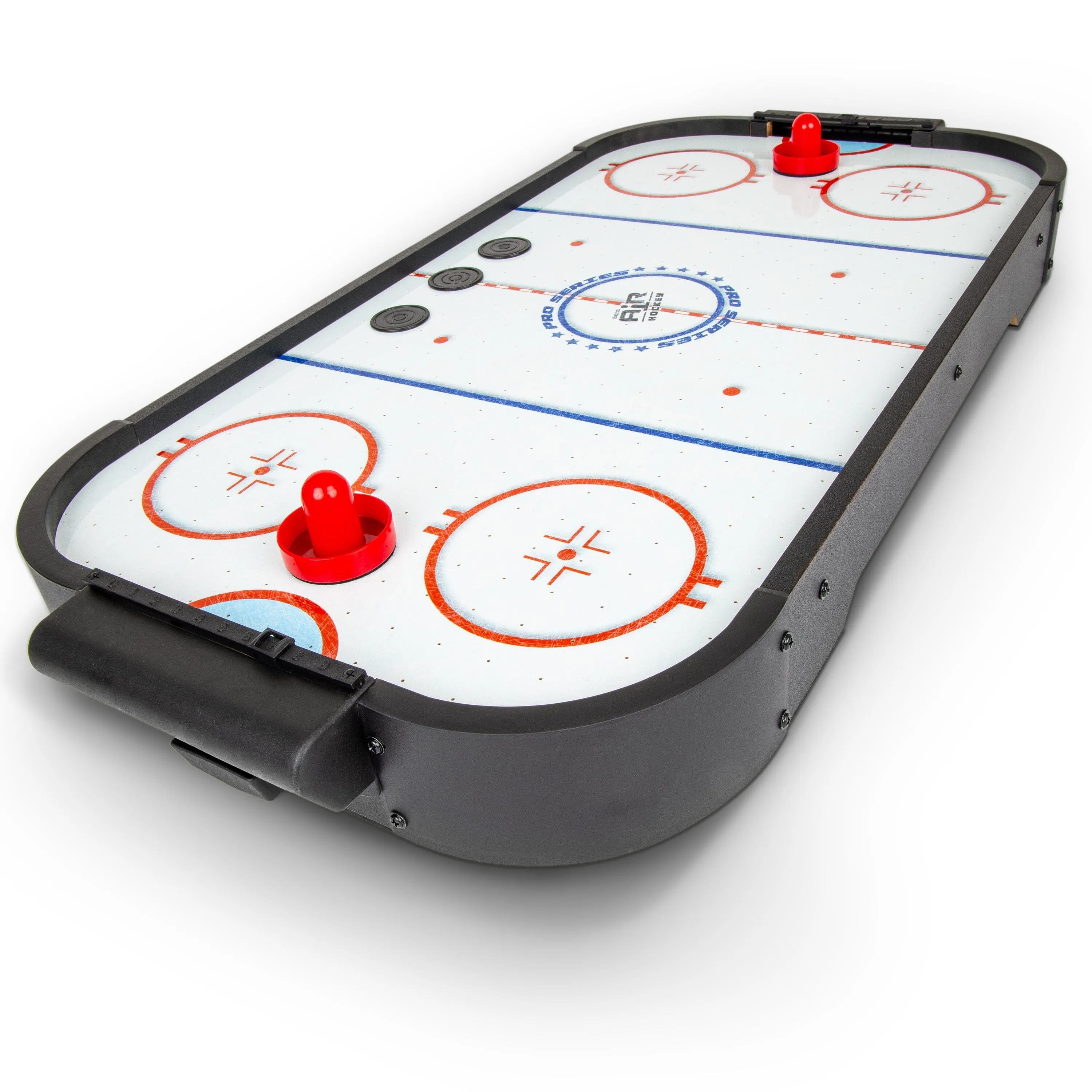 GoSports 30 Inch Table Top Air Hockey Game for Kids - Black