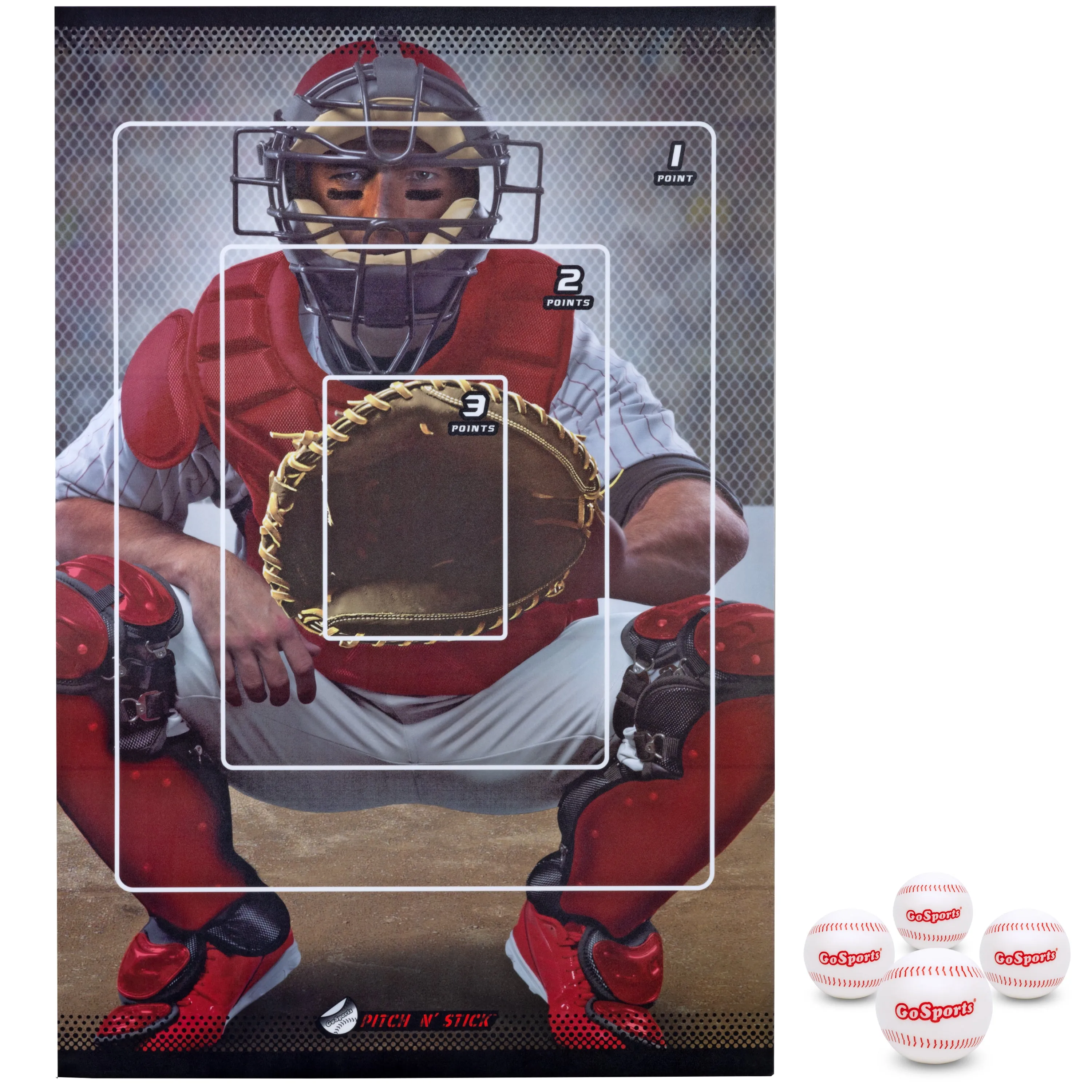 GoSports Pitch N Stick Kids Baseball Pitching Game