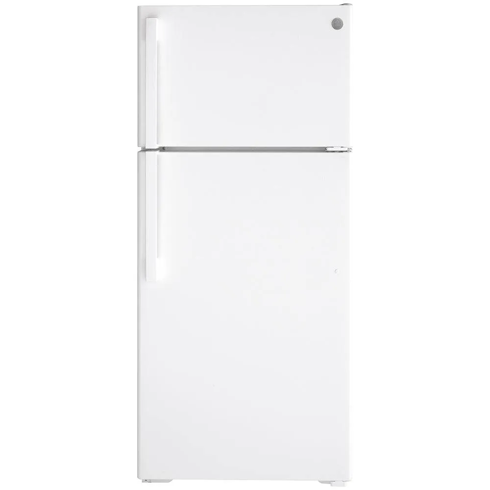 GTE17GTNRWW - REFRIGERATORS - GE - Top Freezer - White - Open Box