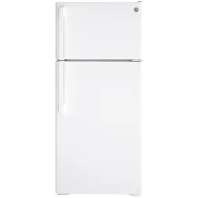 GTE17GTNRWW - REFRIGERATORS - GE - Top Freezer - White - Open Box
