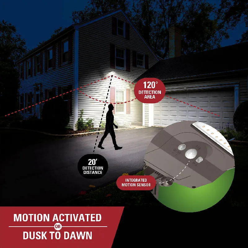 Halo SLST10 LED Solar Area Floodlight, 1000 lm