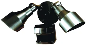 Heath Zenith Dualbrite HZ-5597-BZ Security Light, 120 V, 200 W, 2-Lamp, Halogen Lamp, Metal/Plastic Fixture :EA: QUANTITY: 1