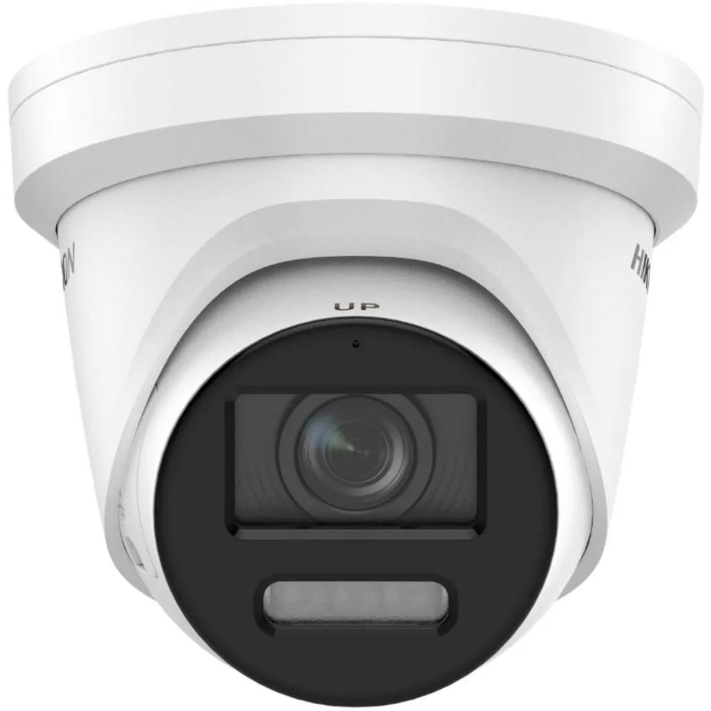 Hikvision DS-2CD2387G2-LSU/SL 8 MP ColorVu Strobe Light and Audible Warning Fixed Turret Network Camera