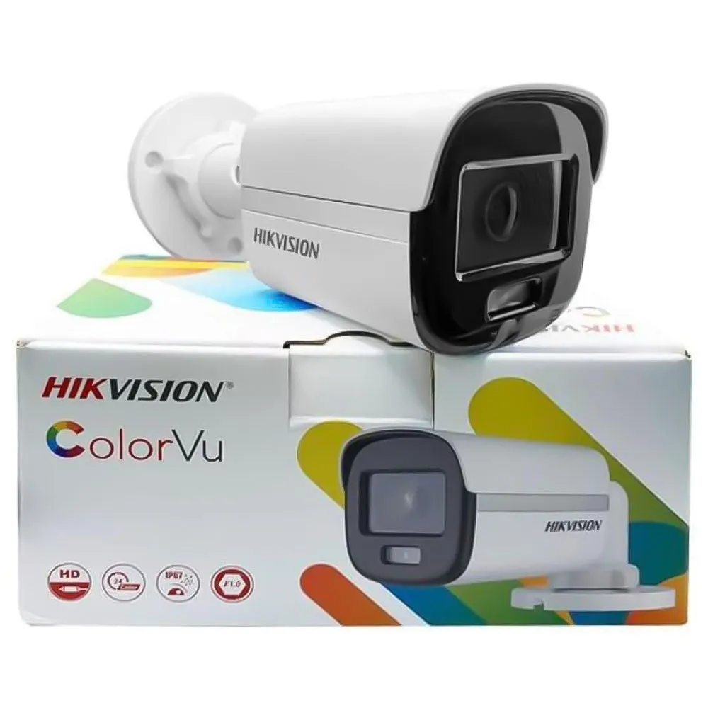 Hikvision DS-2CE10DF0T-PF Outdoor Security Camera 2MP 3.6mm (ColorVu)