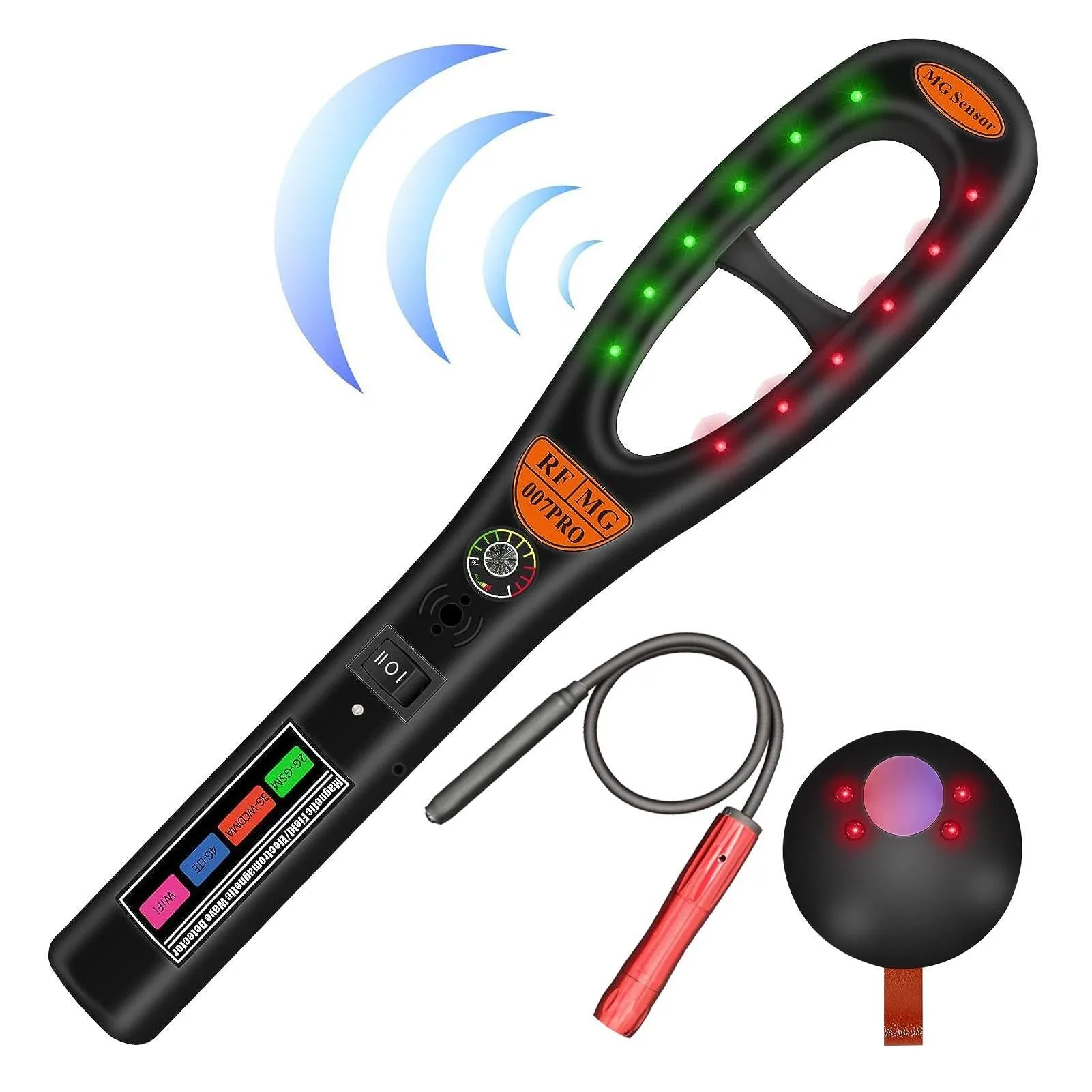 Hk007 Gps Detector Hidden Camera Finder Bug Scanner Detector Car