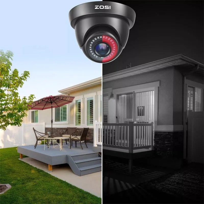 Home Security Black Camera System