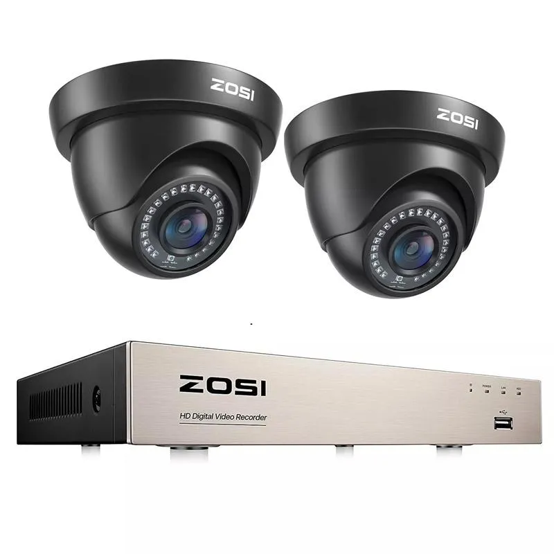 Home Security Black Camera System