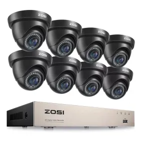 Home Security Black Camera System