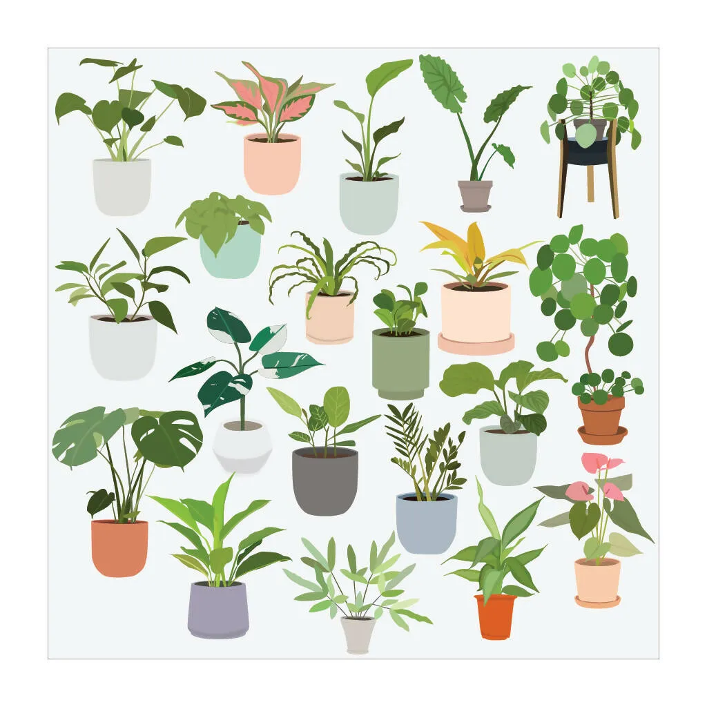 Indoor Plants (20 figures)